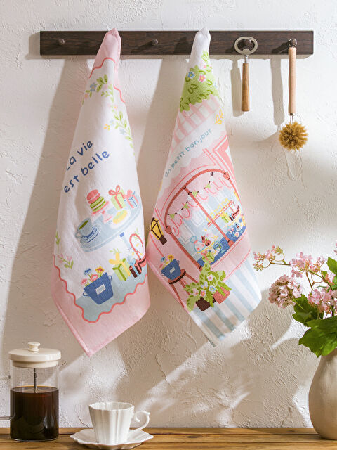 LCW HOME Baskılı Kuruluma Bezi 2'li 40x50 cm - S6DP40Z8-F9C