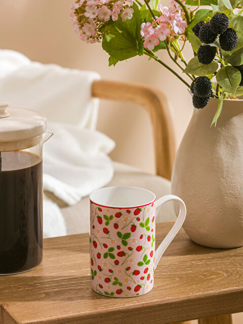 LCW HOME Çiçek Baskılı Porselen Kupa 320 ml - S6EI38Z8-F9C