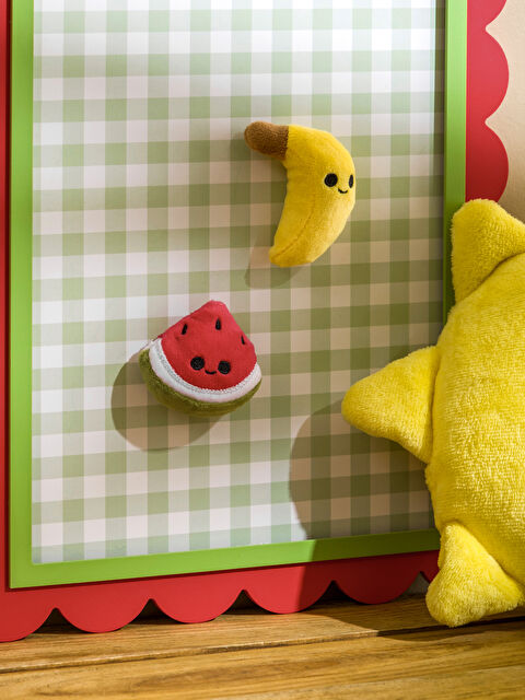 LCW HOME 2 бөліктен тұратын банан және қарбыз өрнекті магнитті жұмсақ ойыншықтар жиынтығы - S6EU75Z4-F9C