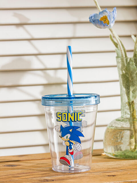 LCW HOME Sonic Baskılı Pipetli Bardak 450 ml - S6FE71Z8-F9C