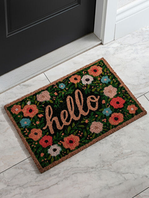 LCW HOME Hello Yazı Baskılı Kapı Önü Paspası 40x60 cm