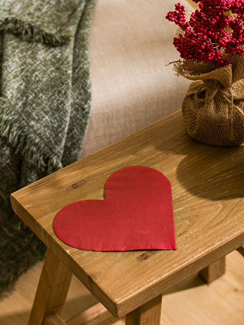 LCW HOME Kalp Baskılı Kağıt Peçete 20'li - S6FY39Z8-LTQ