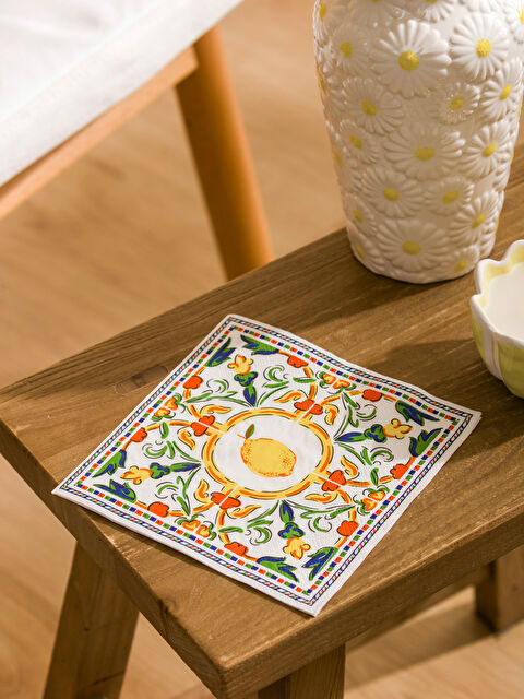 LCW HOME ნაბეჭდი ქაღალდის ხელსახოცები, 20-იანი შეკვრა - S6FY41Z8-M0T