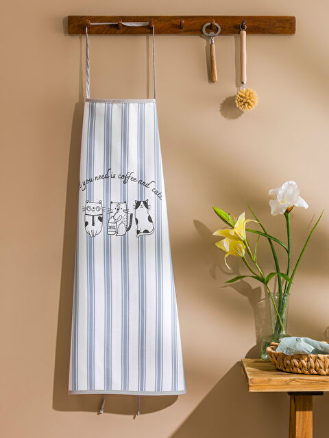 LCW HOME Kedi Baskılı Mutfak Önlüğü - S6GN29Z8-LQJ