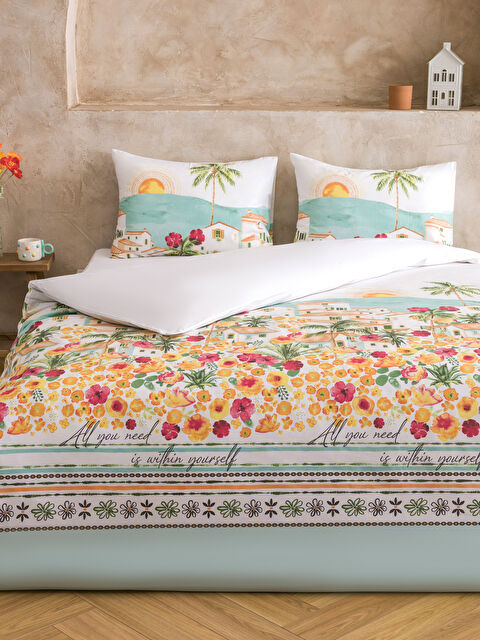 LCW HOME Baskılı Çift Kişilik Nevresim Seti - S6GR97Z8-F9C