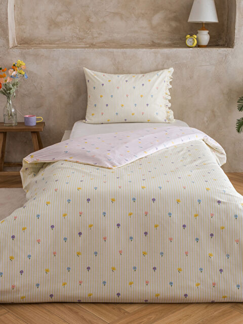 LCW HOME Desenli Tek Kişilik Nevresim Seti - S6GS39Z8-F9C