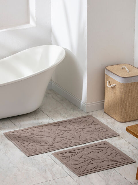 LCW HOME A set of two patterned bath mats. - S6GU83Z8-LQX
