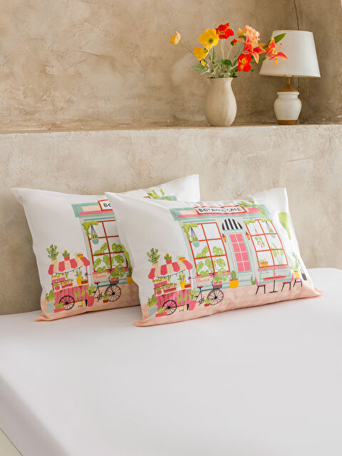 LCW HOME Baskılı Yastık Kılıfı 2'li 50x70 Cm - S6GU87Z8-F9C