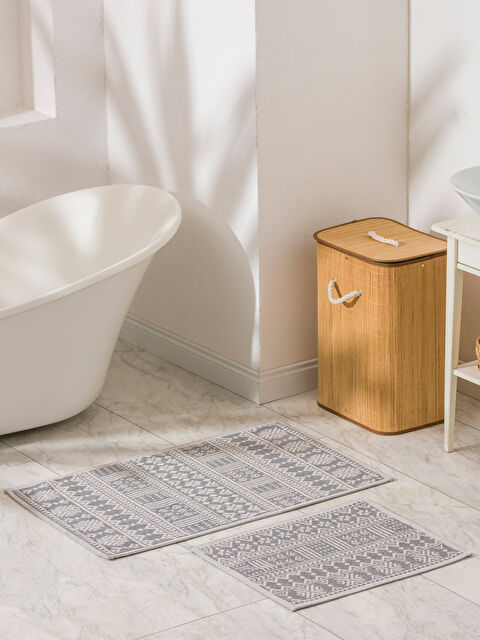 LCW HOME Desenli Banyo Paspası Seti 2'li	 - S6GV02Z8-LRW