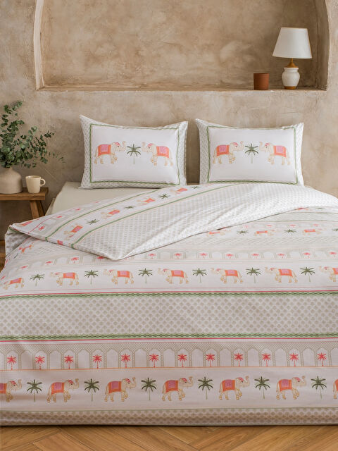 LCW HOME Baskılı Çift Kişilik Nevresim Takımı - S6GY67Z8-F9C