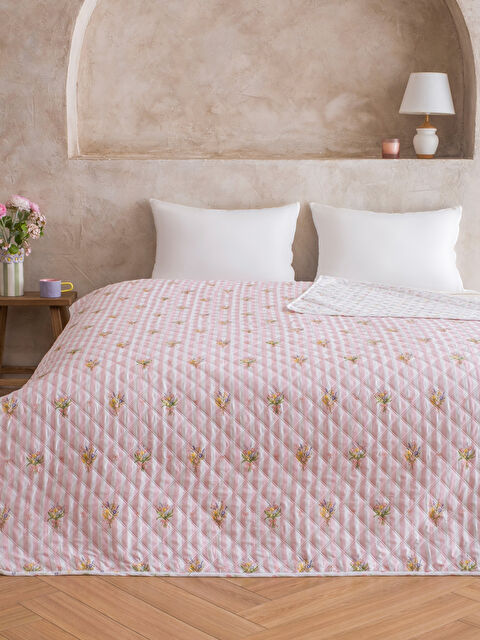 LCW HOME Desenli Çift Kişilik Yatak Örtüsü