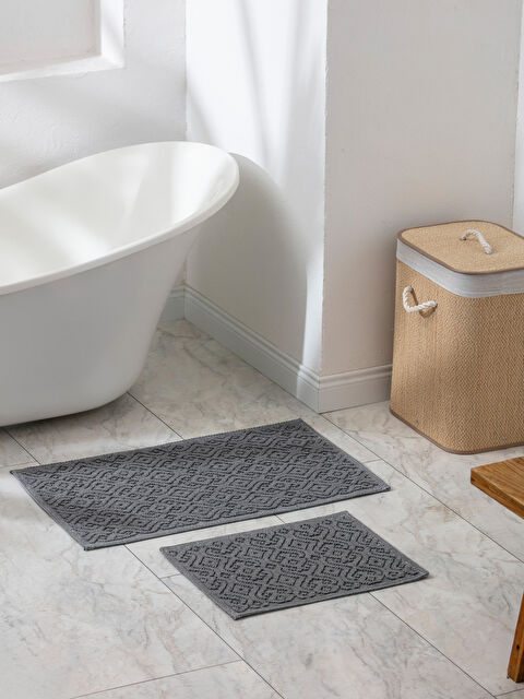 LCW HOME Desenli Banyo Paspası 2'li - S6H146Z8-CWL