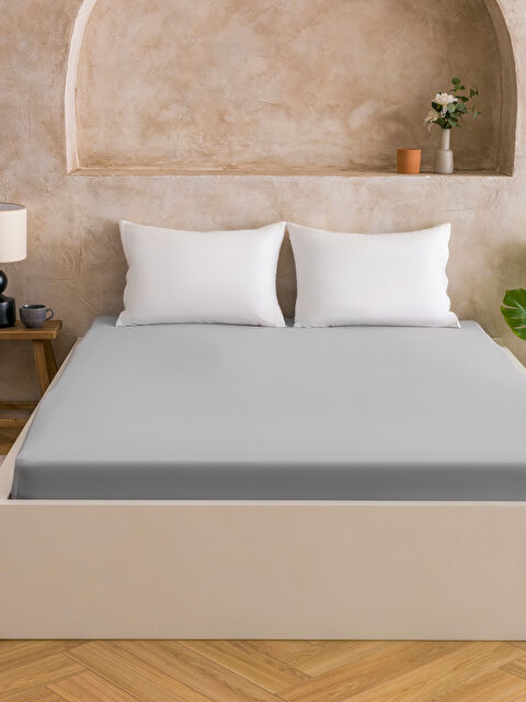 LCW HOME Çift Kişilik Lastikli Çarşaf - S6H148Z8-CWL