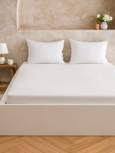 LCW HOME Çift Kişilik Lastikli Çarşaf - S6H148Z8-DLL