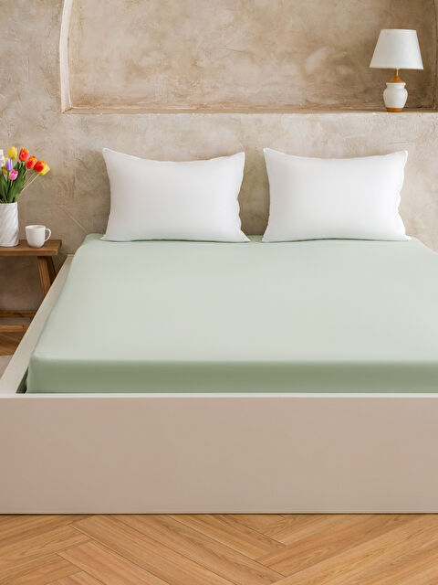 LCW HOME Çift Kişilik Lastikli Çarşaf - S6H148Z8-FX9