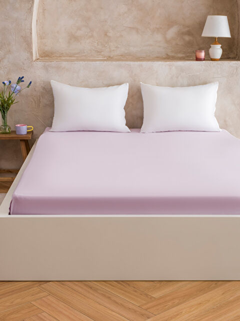 LCW HOME Çift Kişilik Lastikli Çarşaf - S6H148Z8-RUZ
