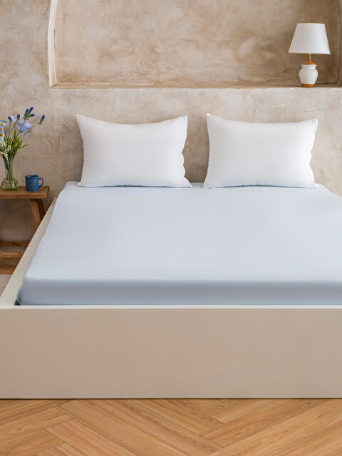 LCW HOME Çift Kişilik Lastikli Çarşaf - S6H148Z8-Z2S