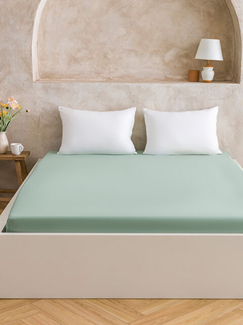 LC WAIKIKI Çift Kişilik Lastikli Çarşaf - S6H385Z8-LRR