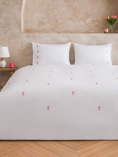 LCW HOME Çift Kişilik Pamuklu Nevresim Seti - S6HD76Z8-F9C