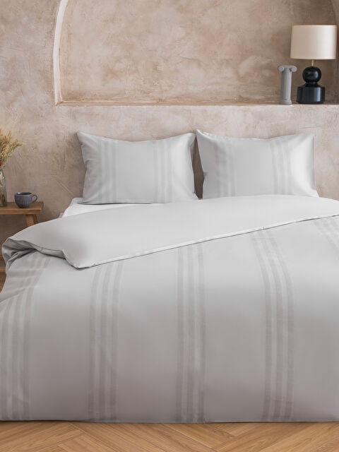 LC WAIKIKI Çizgili Çift Kişilik Nevresim Seti - S6HD88Z8-CUZ