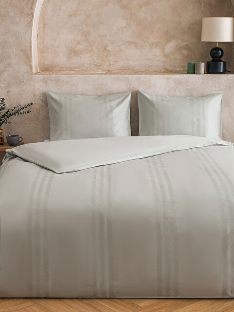 LC WAIKIKI Çizgili Çift Kişilik Nevresim Seti - S6HD88Z8-GNZ