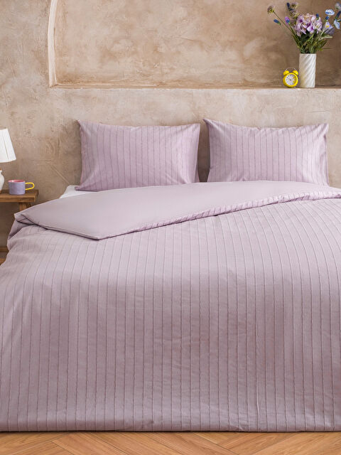 LCW HOME Çizgili Çift Kişilik Nevresim Seti - S6HE02Z8-1H3