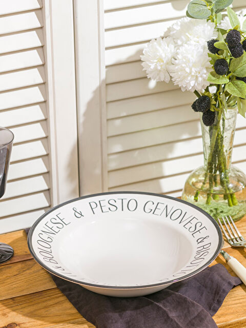 LCW HOME Baskılı Seramik Çukur Tabak 26 Cm - S6HI24Z8-LQJ