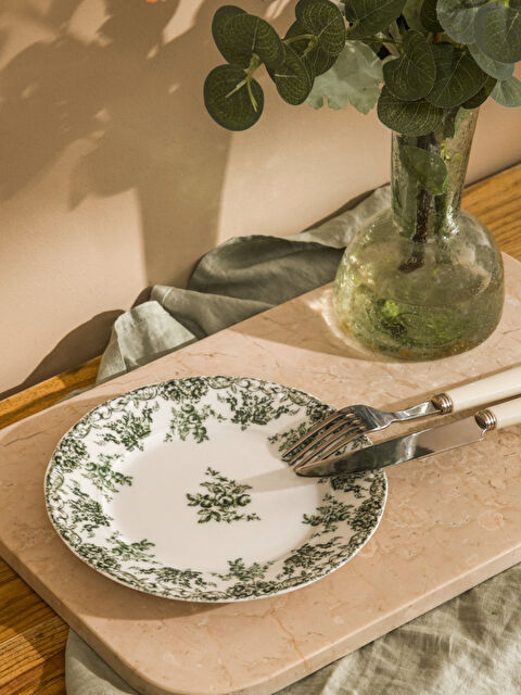 LCW HOME Baskılı Porselen Tabak 19 cm - S6HJ89Z8-LRR