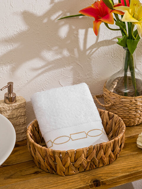 LCW HOME Pamuklu Yüz Havlusu 50x80 cm - S6HO04Z8-GHW