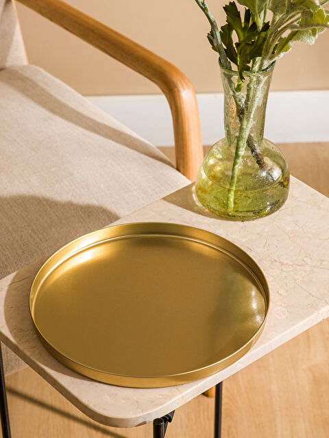 LCW HOME Yuvarlak Metal Tepsi 24 cm - S6HS67Z8-GHW