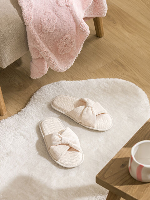 LCW STEPS شبشب منزلي بيج امرأة - S6HT08Z8-EYM