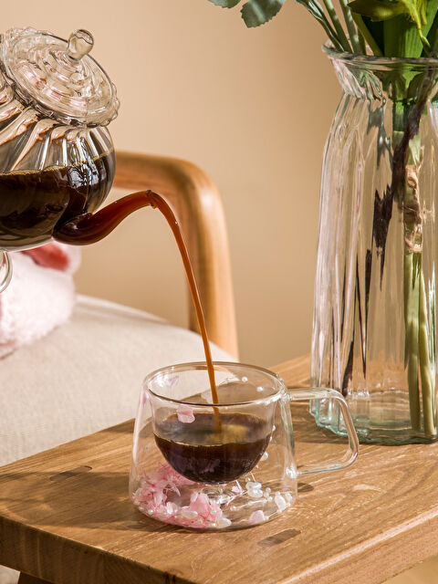 LCW HOME Çift Cidarlı Cam Kupa 200 ml