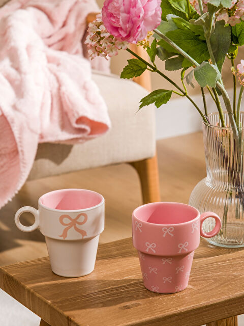 LCW HOME Fiyonk Baskılı Seramik Kupa 280 ml - S6IC62Z8-M0T