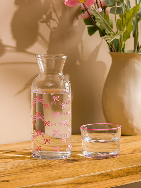 LCW HOME Fiyonk Baskılı Cam Sürahi 700 ml - S6IC64Z8-LT4