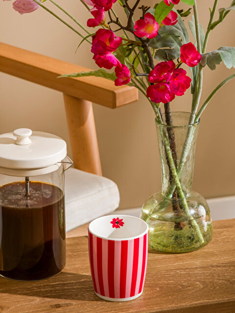 LCW HOME Çizgi Baskılı Porslen Kupa 270 ml - S6IC96Z8-YJ0