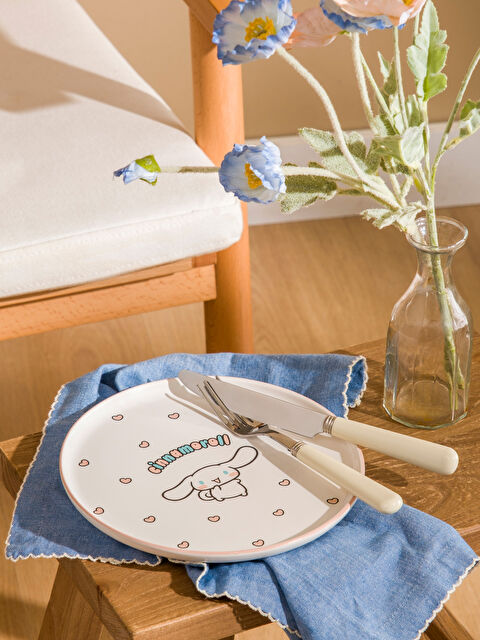 LCW HOME Cinnamarol Baskılı Seramik Tabak 22 cm - S6IF01Z4-CU2