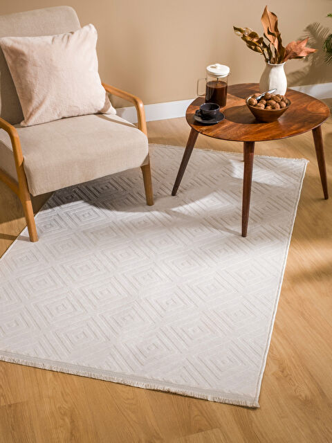 LCW HOME Geometrik Desenli Halı 120x180 cm - S6J221Z8-GHW
