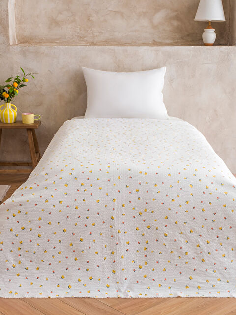 LCW HOME Pamuklu Tek Kişilik Yatak Örtüsü