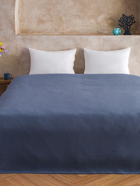 LCW HOME Desenli Çift Kişilik Pamuklu Pike