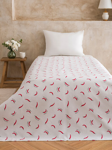 LCW HOME Biber Desenli Tek Kişilik Pike