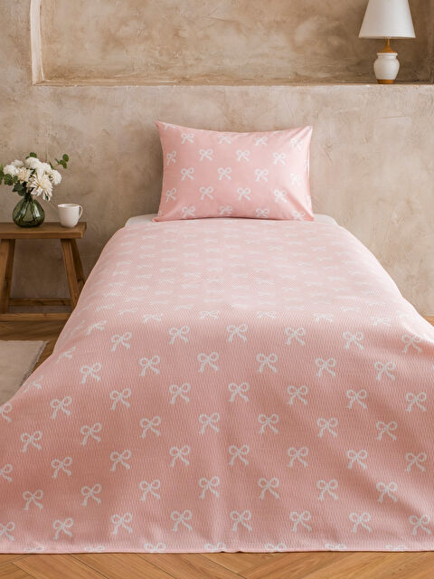 LCW HOME Fiyonk Desenli Tek Kişilik Pike Seti - S6J726Z8-LT9