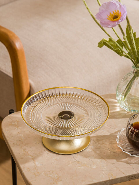 LC WAIKIKI Desenli Cam Ayaklı Sunumluk - S6JN18Z8-Q57