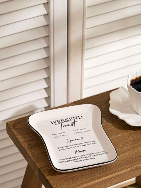 LCW HOME Baskılı Seramik Tabak 19 cm - S6L992Z8-F9C