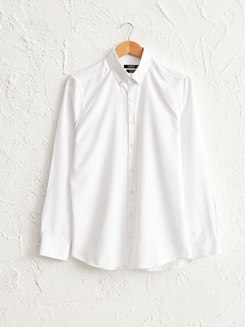 LCW BUSINESS Chemise Oxford Coupe Svelte - 0W0301Z8-JYX