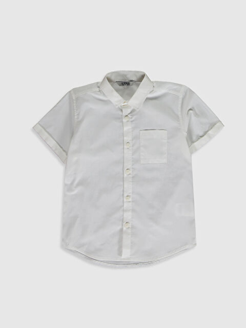 LCW Kids Boy's Short Sleeve Shirt - 0W1244Z4-JYX