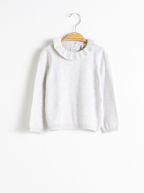 LCW baby Малышки девочки Белый Свитер - 0W2849Z1-847