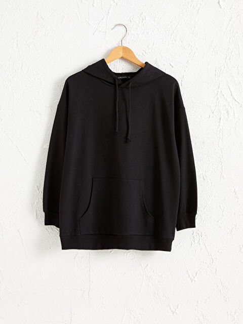 LCW Vision Hoodie Standard Fit Long Sleeve Women's Hoodie Sweatshirt - 0WH925Z8-CVL