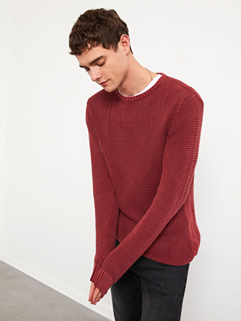 XSIDE Свитер стандартного кроя с круглым вырезом из трикотажа - 0WCQ44Z8-MQR