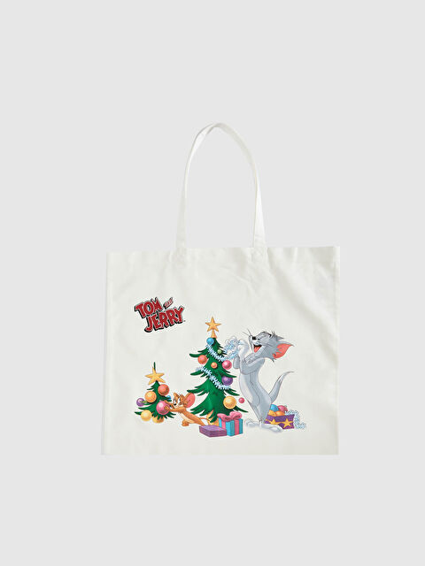 LCW ACCESSORIES Сумка для покупок с принтом Том и Джерри - 0WCR76Z8-CR8