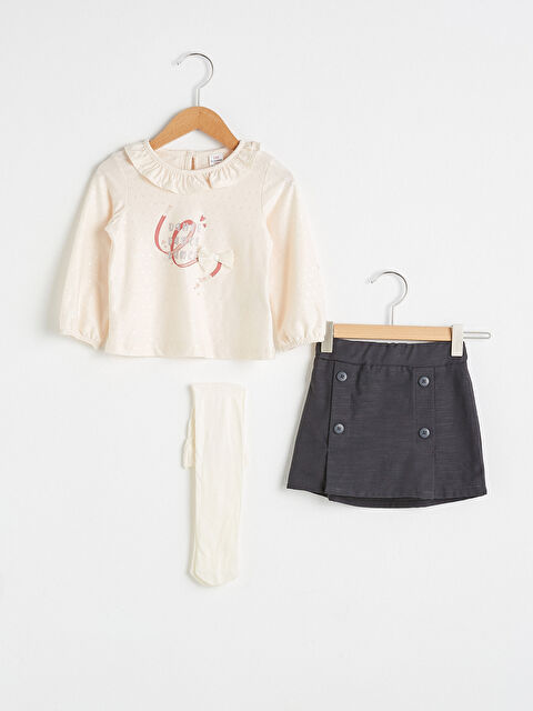 LCW baby Комплект от 3 части за бебе момиче - 0WGS27Z1-FSU